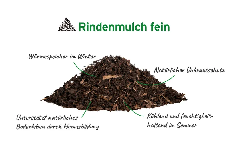 Rindenmulch lose