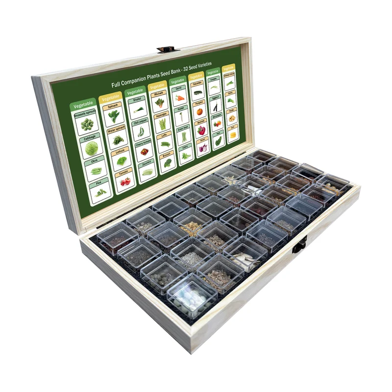 All-in-One Vegetable Seed Bank - 32 Seed Varieties