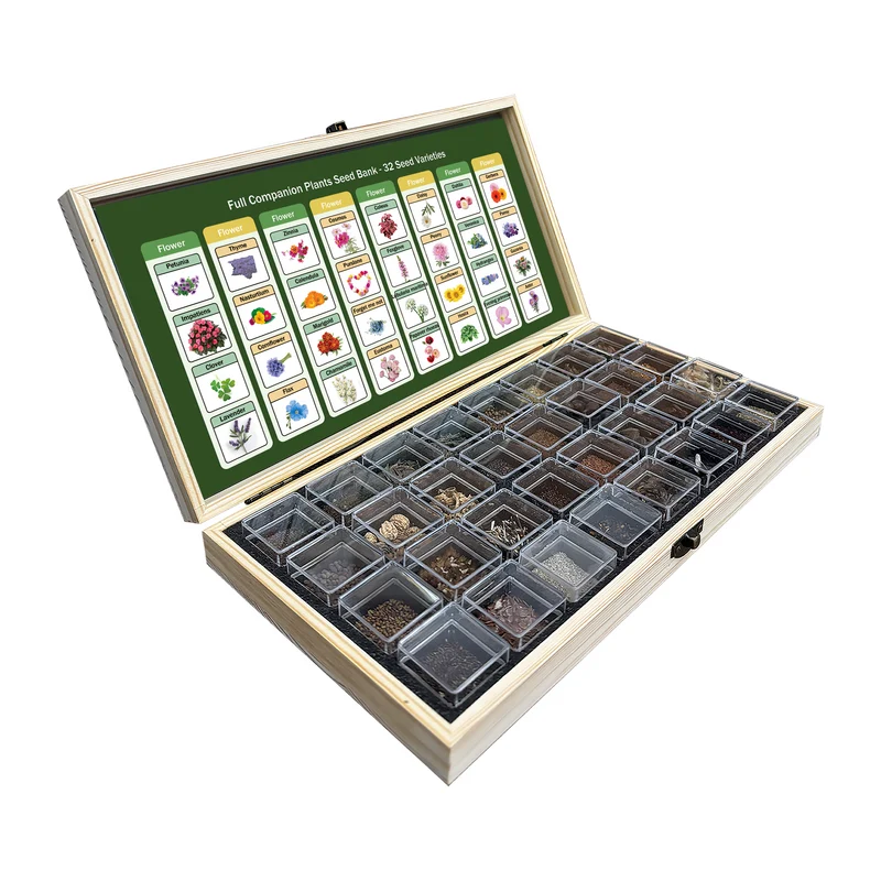All-in-One Flower Seed Bank - 32 Seed Varieties