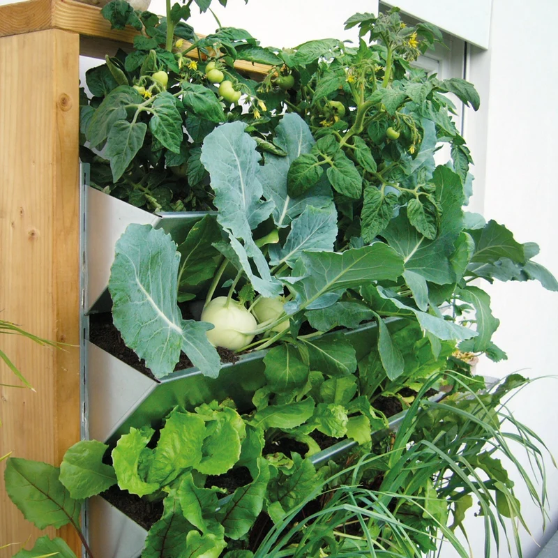 bellissa INALTO L8 vertikales Hochbeet einseitig bepflanzbar 100x32x180 cm