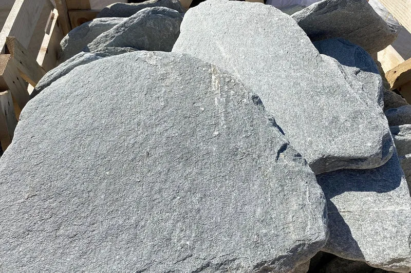 Trittstein Quarzit Antik Step Stone grau