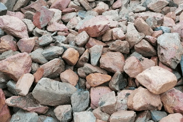 Mauer- und Gestaltungssteine Trockenmauer Bruchstein Terracotta 10-40 cm