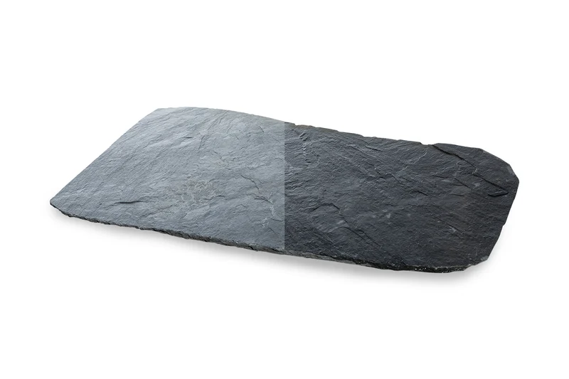 Trittstein Schiefer gespalten anthrazit Step Stone schwarz