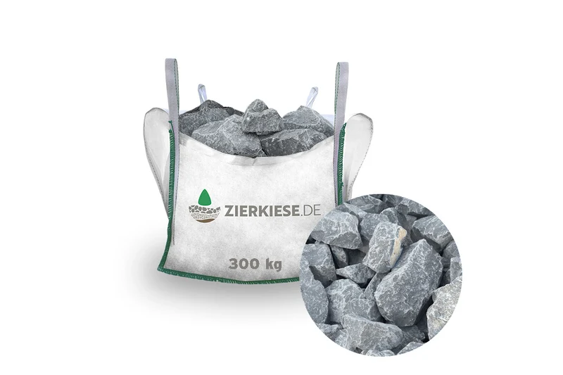 Mauersteine für Trockenmauer – Wasserbausteine Bruchsteine Basalt 10-40 cm