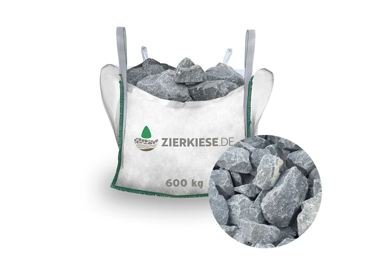 Mauersteine für Trockenmauer – Wasserbausteine Bruchsteine Basalt 10-40 cm