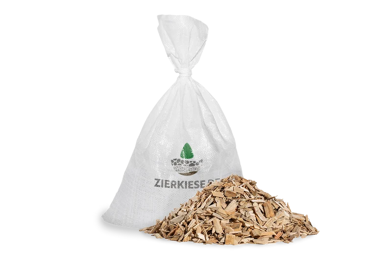 Holzhackschnitzel für den Garten