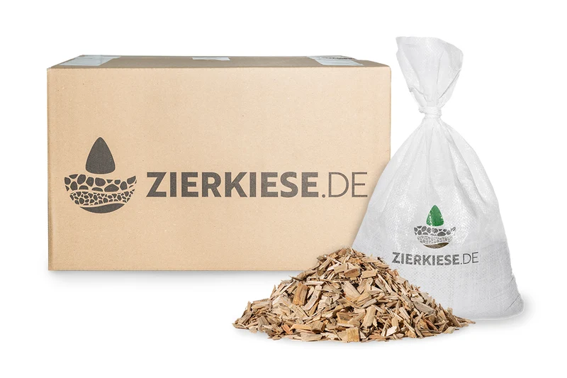 Holzhackschnitzel für den Garten