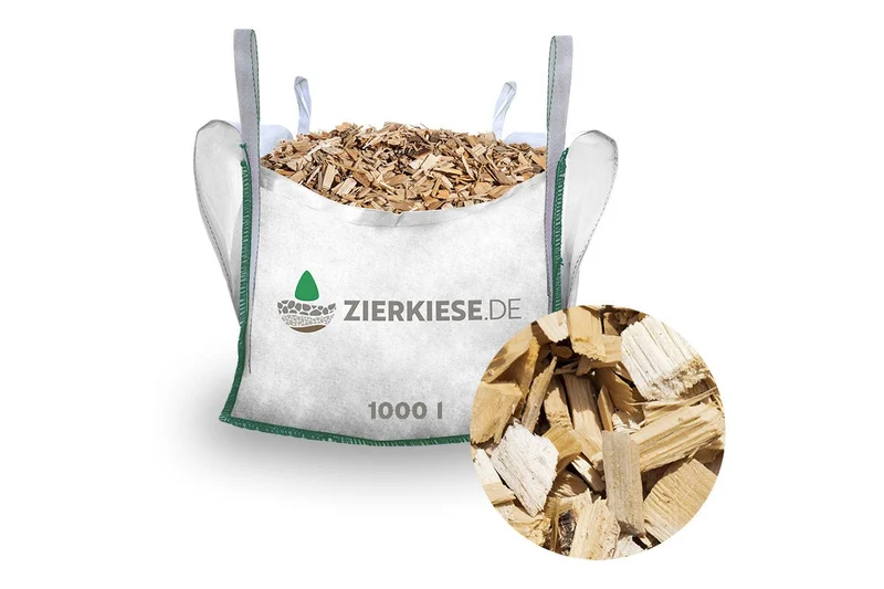 Holzhackschnitzel für den Garten