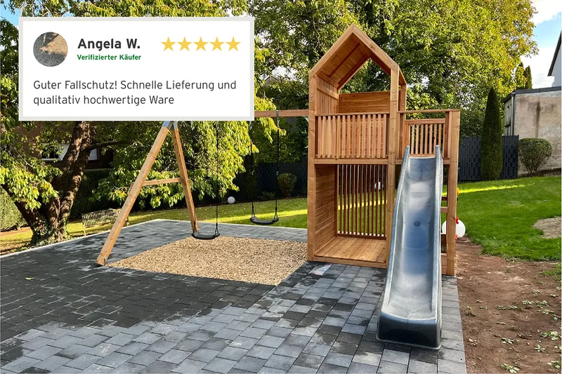 Fallschutz Holzhackschnitzel Hackschnitzel TÜV zertifiziert 05-30 mm