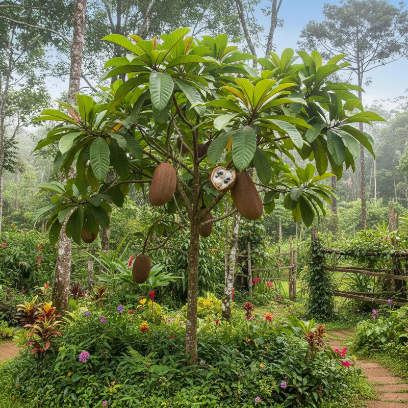 Cupuaçu Tree Seeds (Theobroma grandiflorum) – Rare Tropical Fruit Plant for Warm Climate Growing