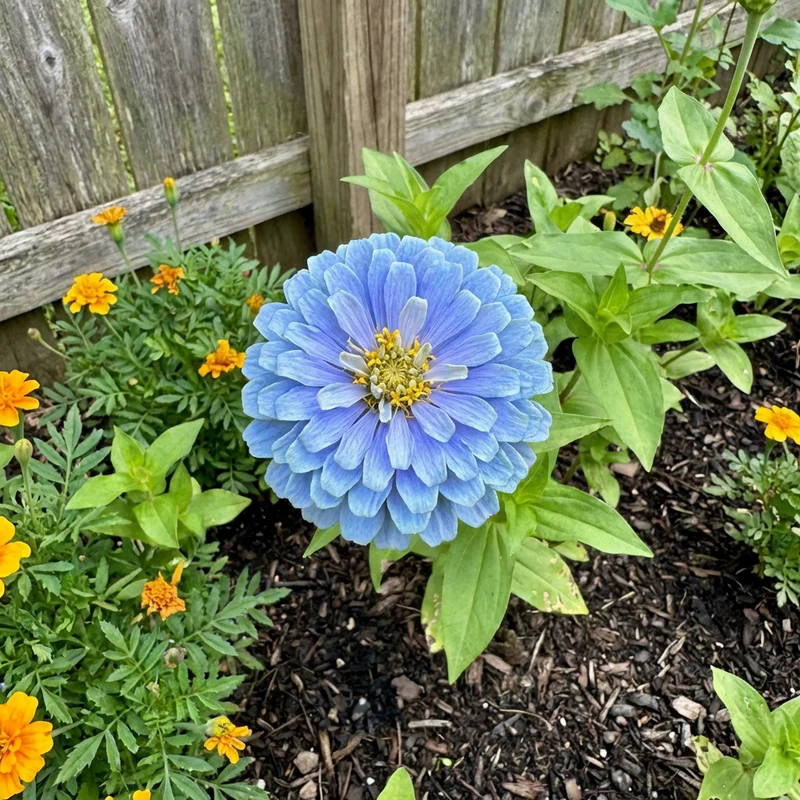 Sky Blue Zinnia Seeds for Planting (Zinnia elegans) – Classic Heirloom Flower