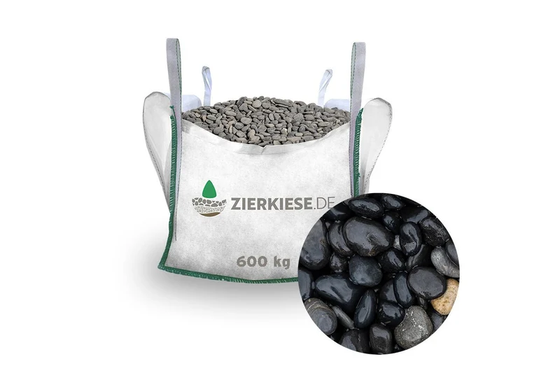 Rundkies Beach Pebbles black
