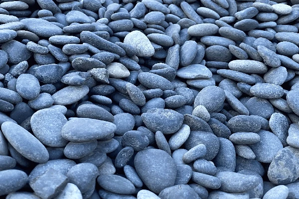 Rundkies Beach Pebbles black