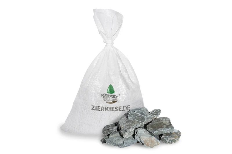 Schiefersplitt Chips Graubunt gesiebt & gewaschen