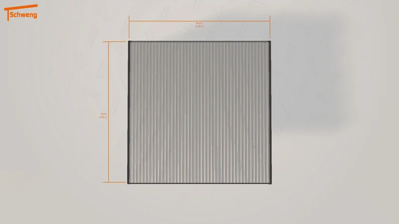 #DE Schweng Flachdachcarport C600+ (ID v4zj7q) #MTG
