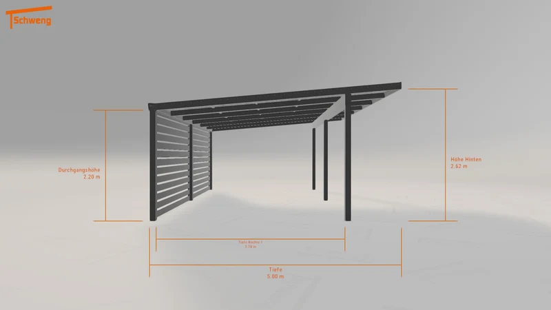 #DE Schweng Pultdachcarport S400 (ID pb49pb) #MTG