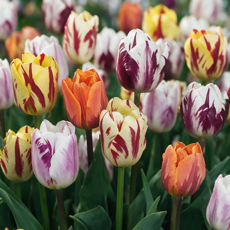 Geflammte Triumph-Tulpen Mix