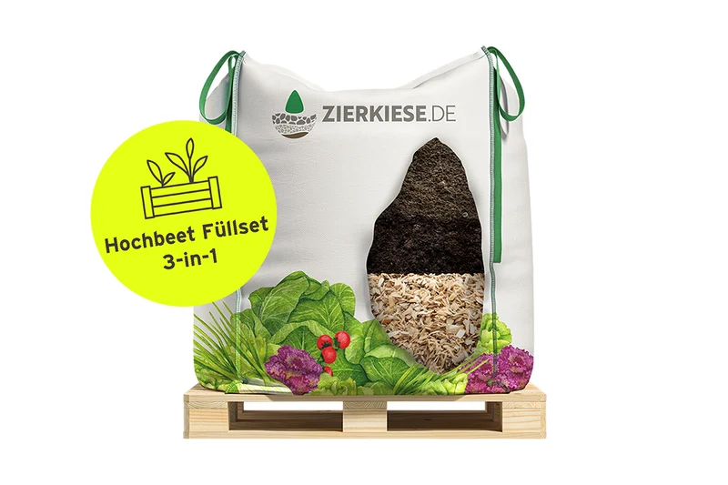 Hochbeet-Füllung im Big Bag 3-in-1 Set