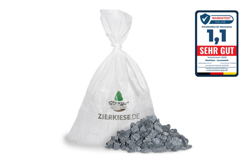 Lavamulch schwarz