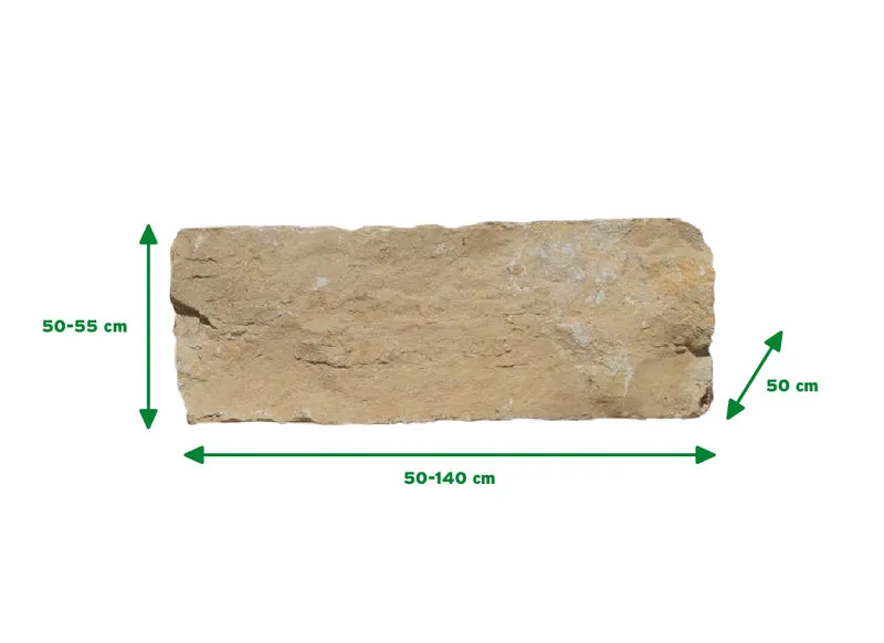Mauer- und Gestaltungssteine Jura Schwerlastblock