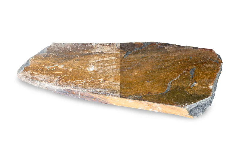 Trittstein Schiefer multicolor gespalten Step Stone