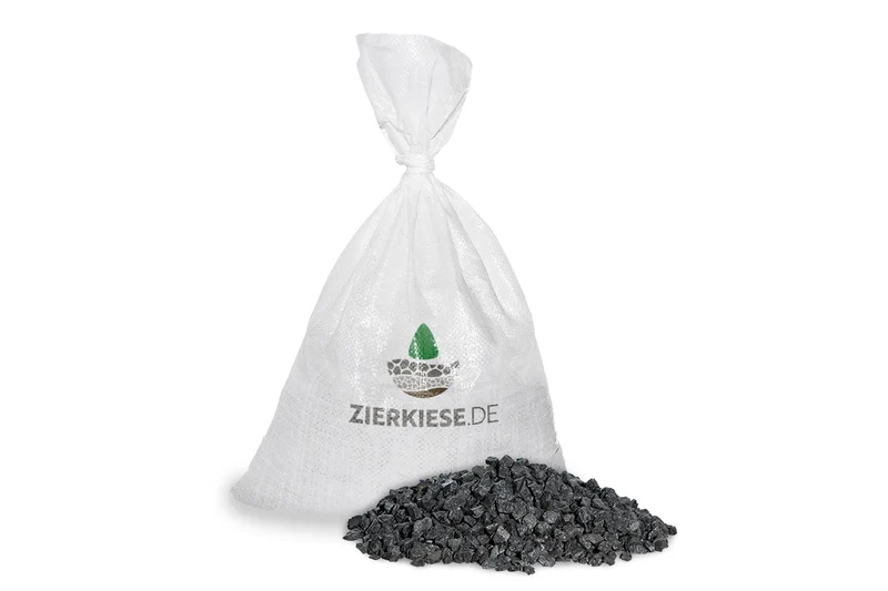 Basaltsplitt schwarz anthrazit