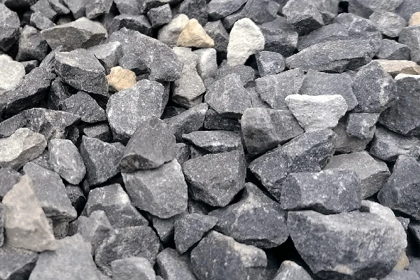 Basaltsplitt schwarz anthrazit