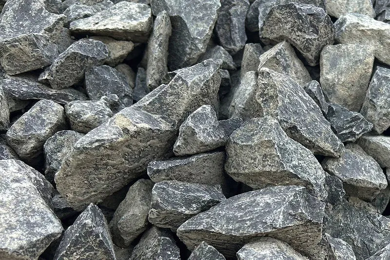 Basaltsplitt schwarz anthrazit