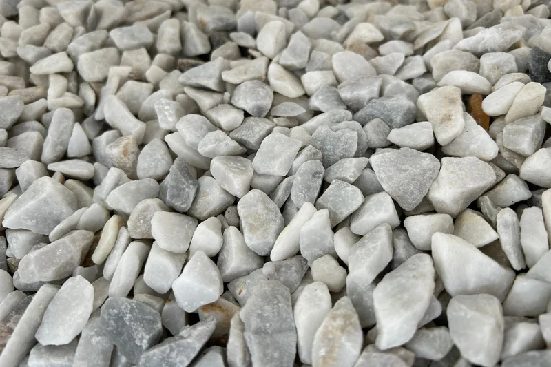 Marmorsplitt weiß Carrara Marmor Livorno