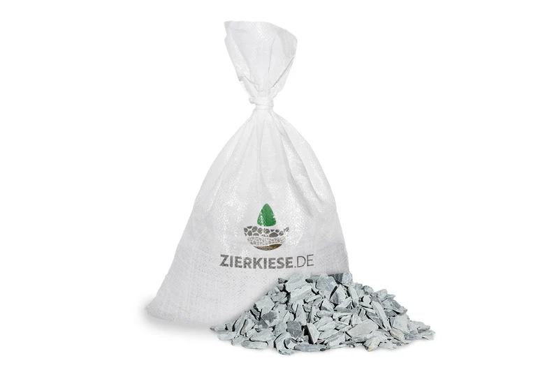 Canadian Slate Schiefersplitt schwarz anthrazit