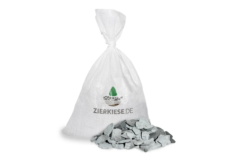 Canadian Slate Schiefersplitt schwarz anthrazit