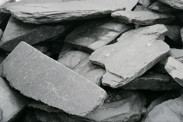Canadian Slate Schiefersplitt schwarz anthrazit