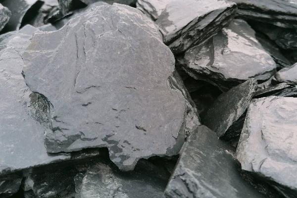 Canadian Slate Schiefersplitt schwarz anthrazit