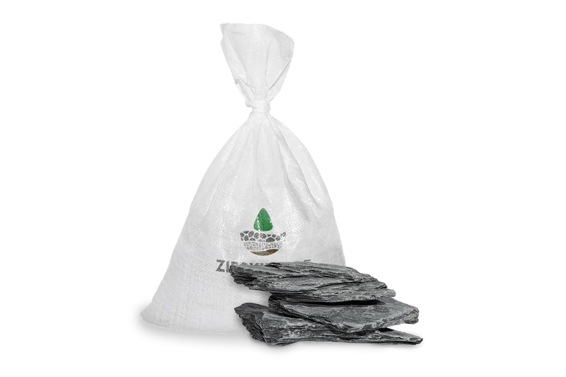 Canadian Slate Schiefersplitt schwarz anthrazit