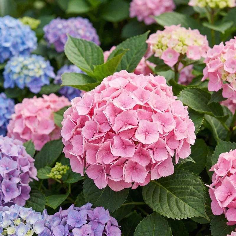 Ballhortensie 'Bouquet Rose'