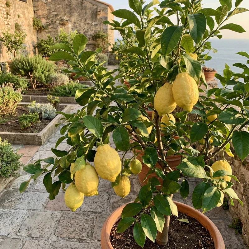 Italian Amalfi Lemon Seeds (Citrus limon) – Heirloom Fruit Seeds for Home Gardening