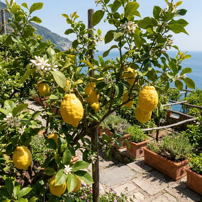 Italian Amalfi Lemon Fruit Seeds for Planting – Heirloom, Non-GMO, High Germination Organic Garden Seeds
