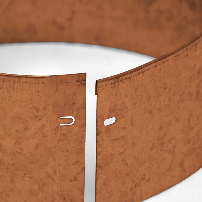 bellissa Rasenkante Kreis Ø40 cm H 13 cm corten