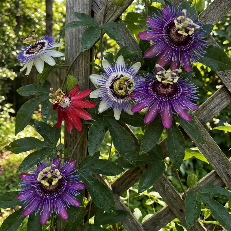 Mixed Passion Flower Seeds (Passiflora spp.) for Planting – Colorful Climbing Flower Garden Seeds