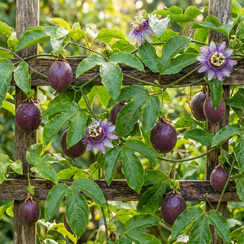 Purple Passion Fruit Seeds for Planting – Heirloom Non-GMO High Germination Organic Garden Seeds