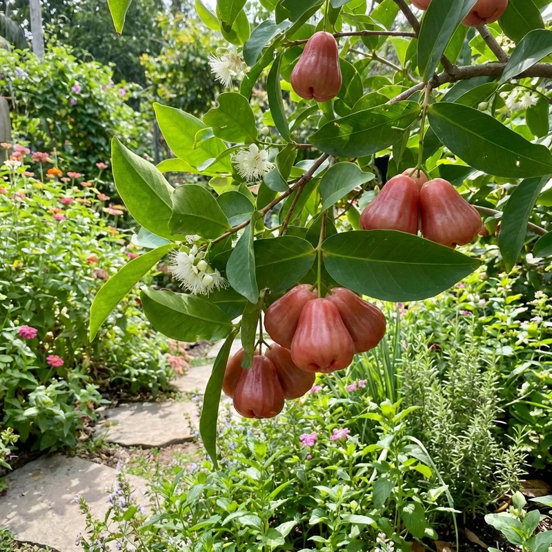Rose Apple (Syzygium samarangense) Fruit Seeds for Planting – Water Apple Garden Tree