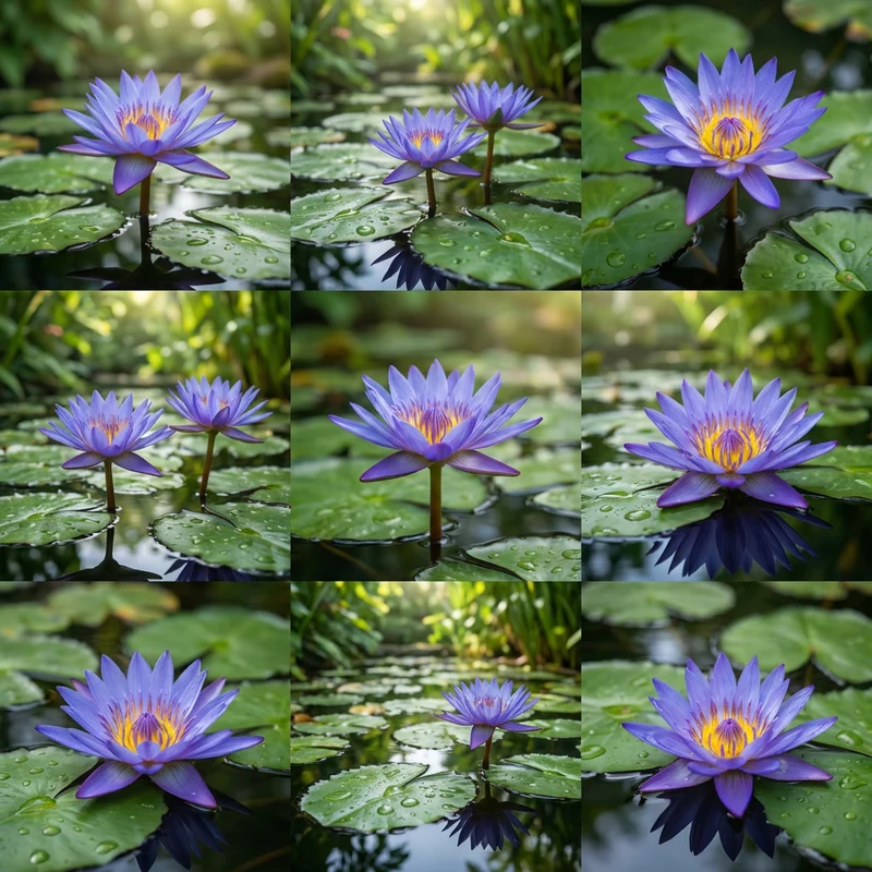 Blue Lotus Seeds (Nymphaea caerulea) – Heirloom, Non-GMO Water Garden Seeds