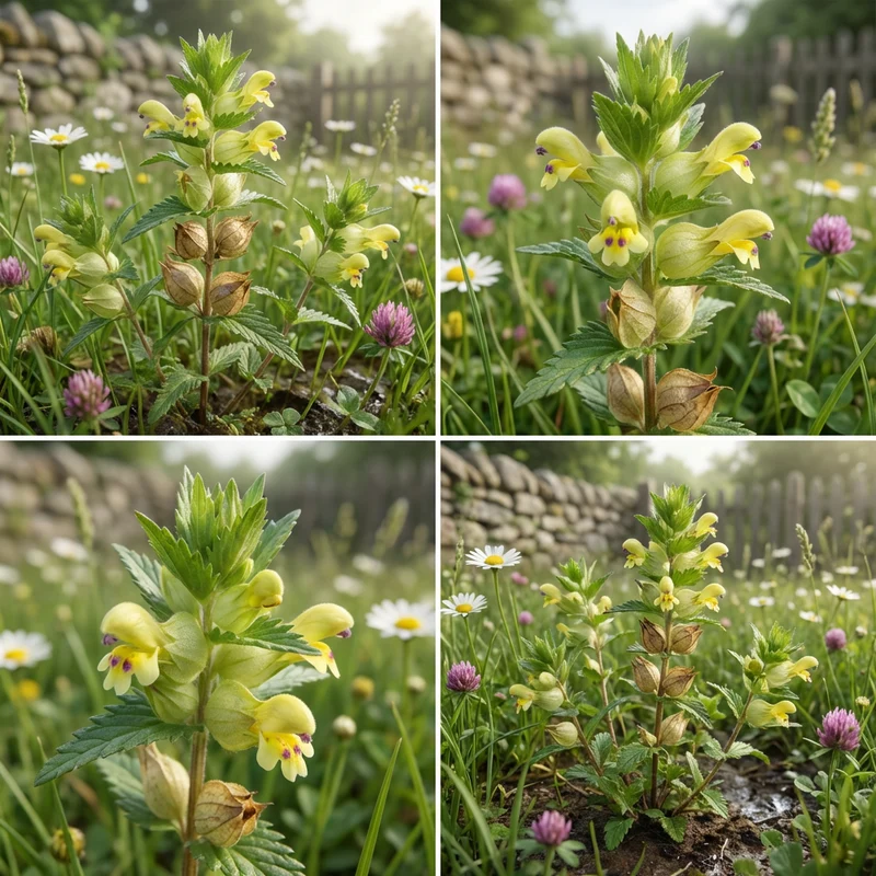 Yellow Rattle Flower Seeds for Planting – Heirloom, Non-GMO, High Germination Wildflower Seeds for Meadows & Pollinator Gardens