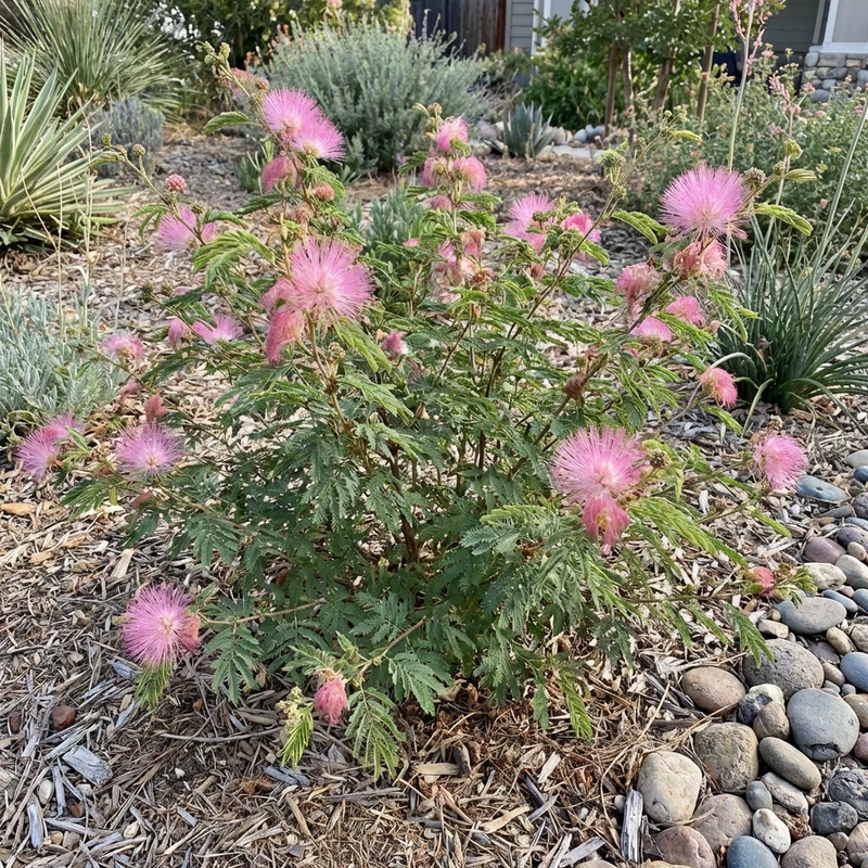 Pink Powder Puff Calliandra Seeds (Calliandra eriophylla) – Decorative Flowering Plant Seeds