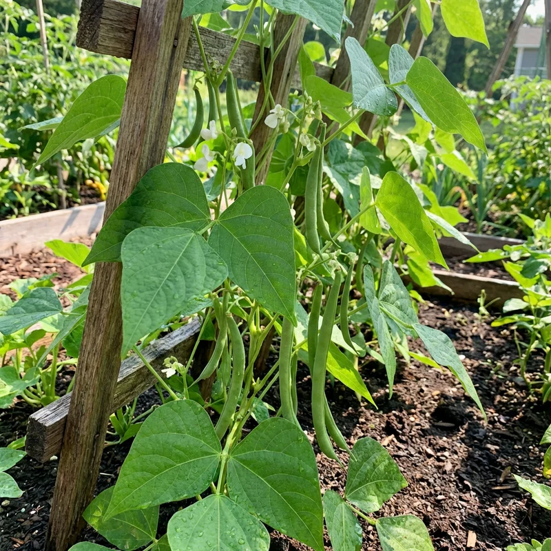 Heirloom Missouri Wonder Pole Bean Seeds – Climbing Green Beans for Planting, Non-GMO, Organic Garden Seeds
