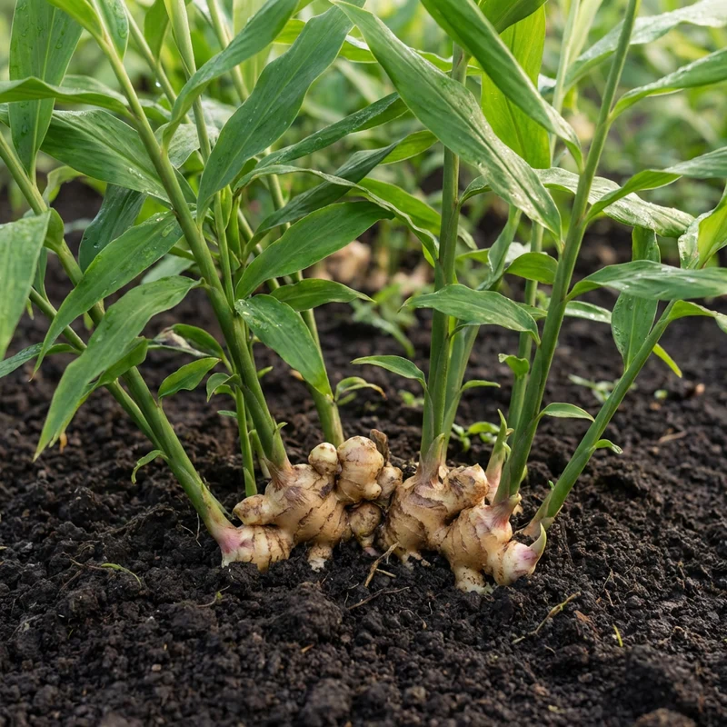 Ginger Root Rhizomes for Planting – High Yield Culinary Ginger for Home Gardens