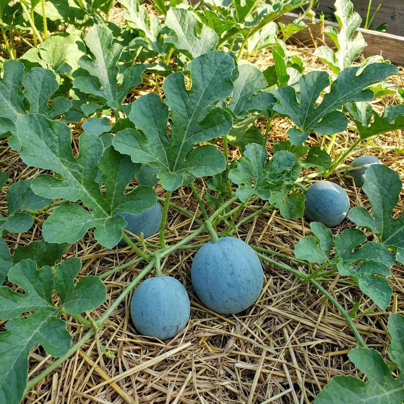 Blue Watermelon Fruit Seeds for Planting - Heirloom, Non-GMO, High Germination Organic Garden Seeds