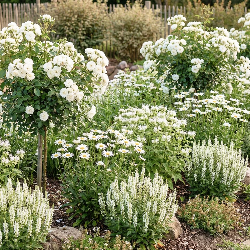 Stauden-Set Rosenbegleiter Weiß (3er Set)