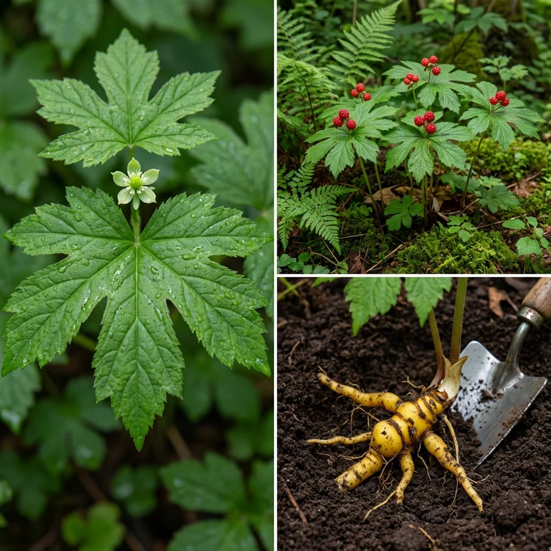 Goldenseal Root Herb Seeds (Hydrastis canadensis) for Planting – Heirloom, Non-GMO Medicinal Herb for Shaded Gardens