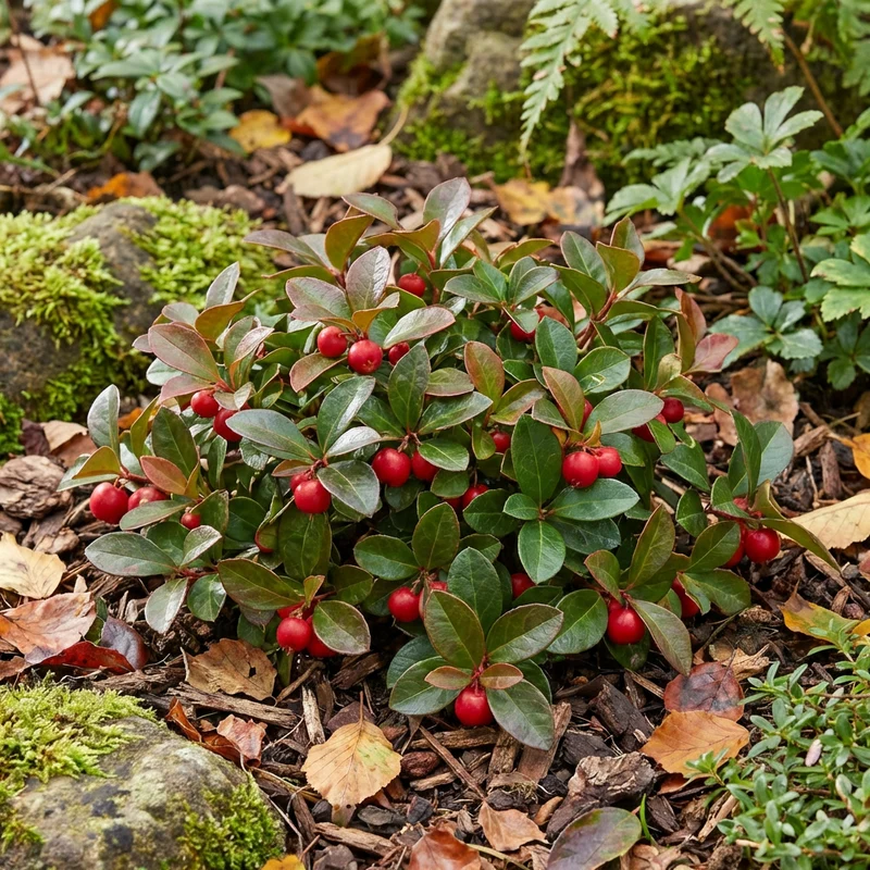 Heirloom Red Wintergreen Fruit Seeds for Planting – Hardy Berry Plant for Garden & Landscape